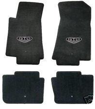 Custom gto floor mats front and rear
