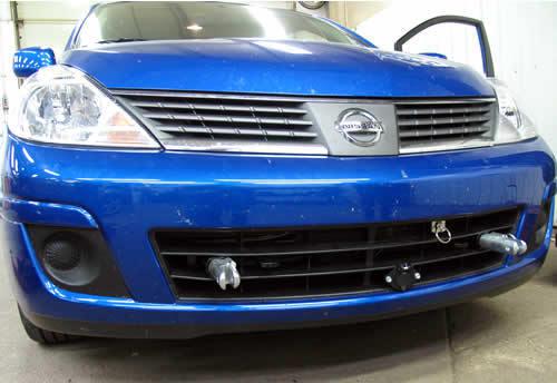 Blue ox bx1838 base plate for nissan versa 07-09