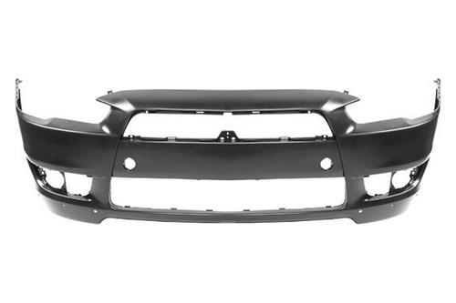Replace mi1000319pp - 2008 mitsubishi lancer front bumper cover factory oe style
