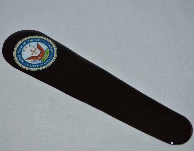 Black custom "navy" dash insert decal for 2008 - 2013 harley flhx street glide 