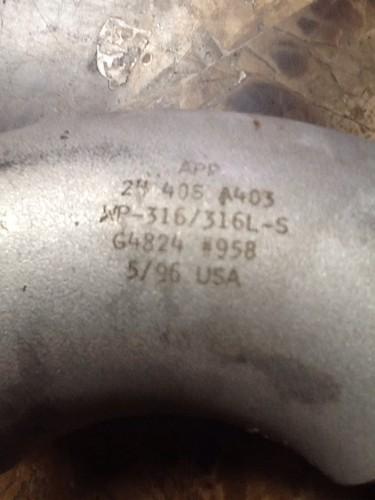 2 Inch 90 Degree Elbow Stainless Steel (Lot Of 4), US $15.00, image 2