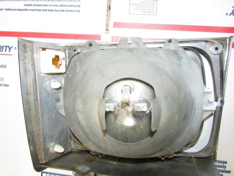 82-87 88 89 90 91 92 93 S10 PICKUP PASSENGER RIGHT RH R. HEADLIGHT W/CHROME TRIM, US $45.00, image 7