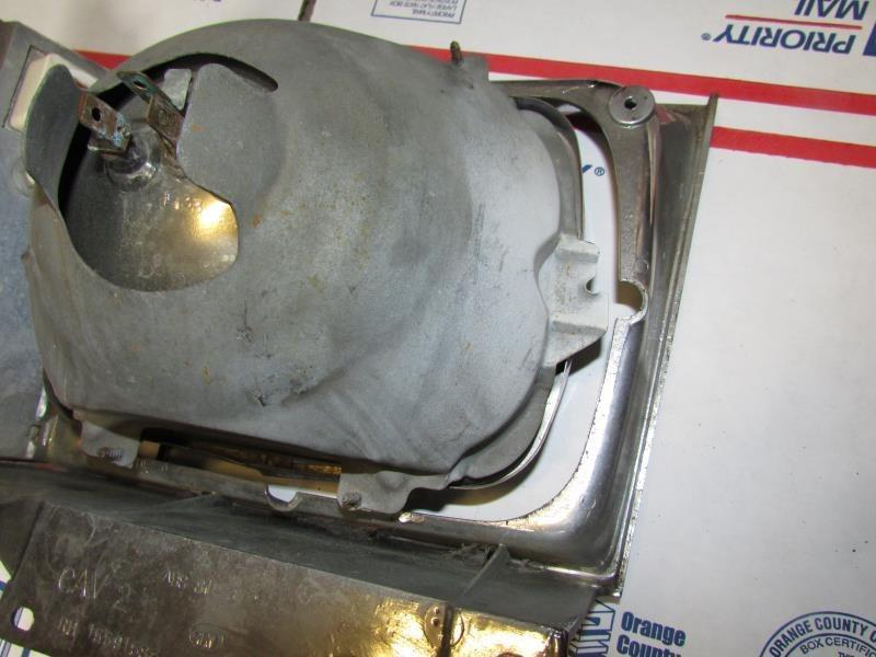 82-87 88 89 90 91 92 93 S10 PICKUP PASSENGER RIGHT RH R. HEADLIGHT W/CHROME TRIM, US $45.00, image 8