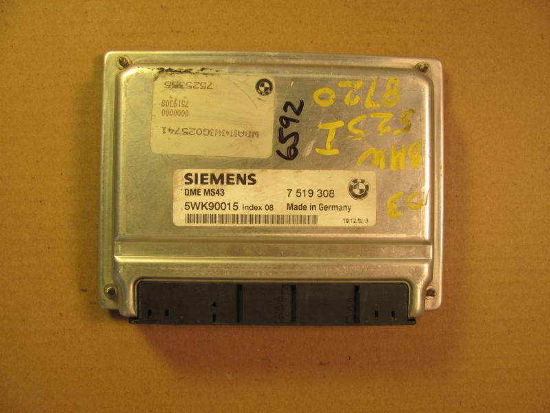 Bmw 325i ecu ecm computer part number 7519308
