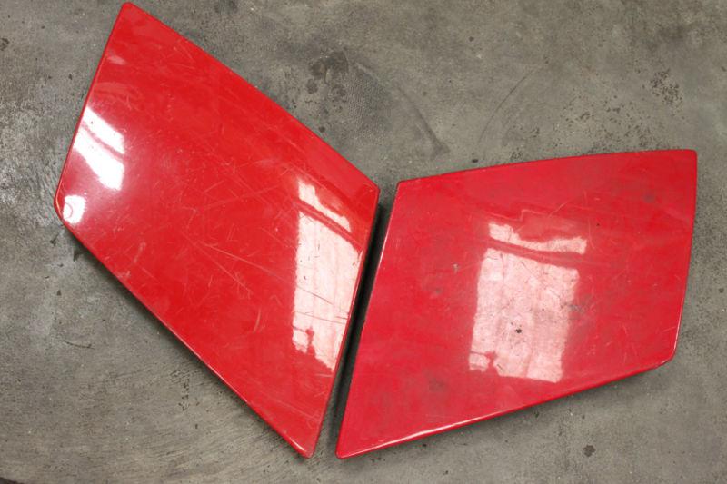 93-97 firebird/trans am head light doors pair red used oem