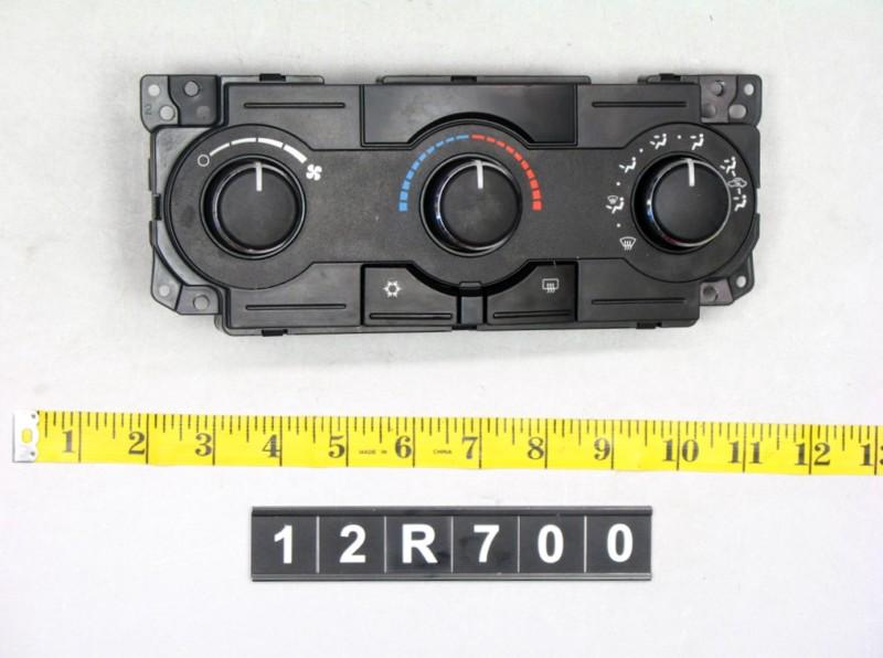 08 charger temperature climate control ac heat unit panel switch 12r700