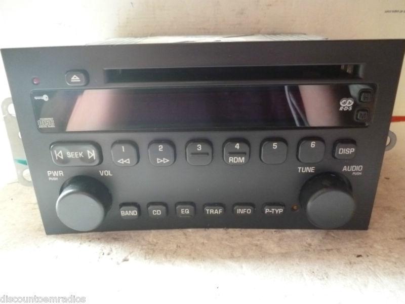 04-05 buick century 03-06 rendezvous radio cd player 10352075 oem *