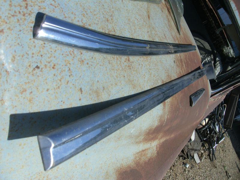 1953 pontiac cheif 4-door drivers side front door stainless