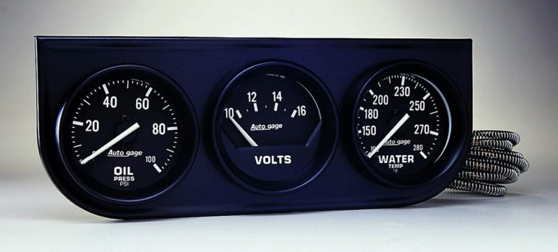 Autogage 2397 voltmeter analog gauge consoles 2 1/16" -  atm2397