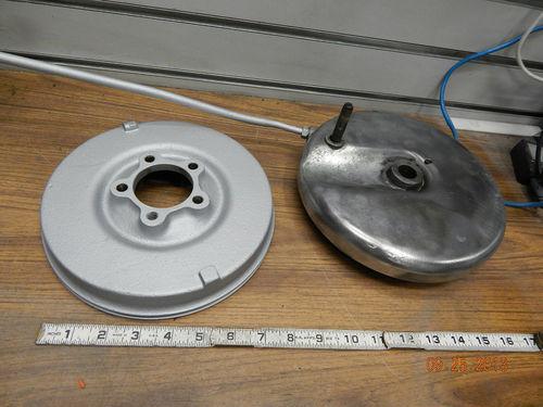 Harley panhead left side brake drum cover shoes stock wide glide assy hydra glid