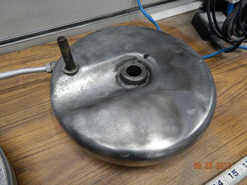 harley panhead left side brake drum cover shoes stock wide glide assy hydra glid, US $349.99, image 4