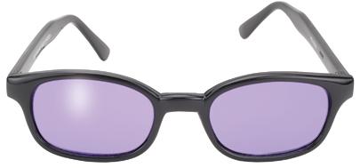 Original kd's biker purple lenses black frames sunglasses
