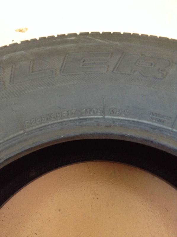 USED BRIDGESTONE DUELER H/T 684II P265/65R17 265/65/17 265 65 17 110S, US $71.39, image 3