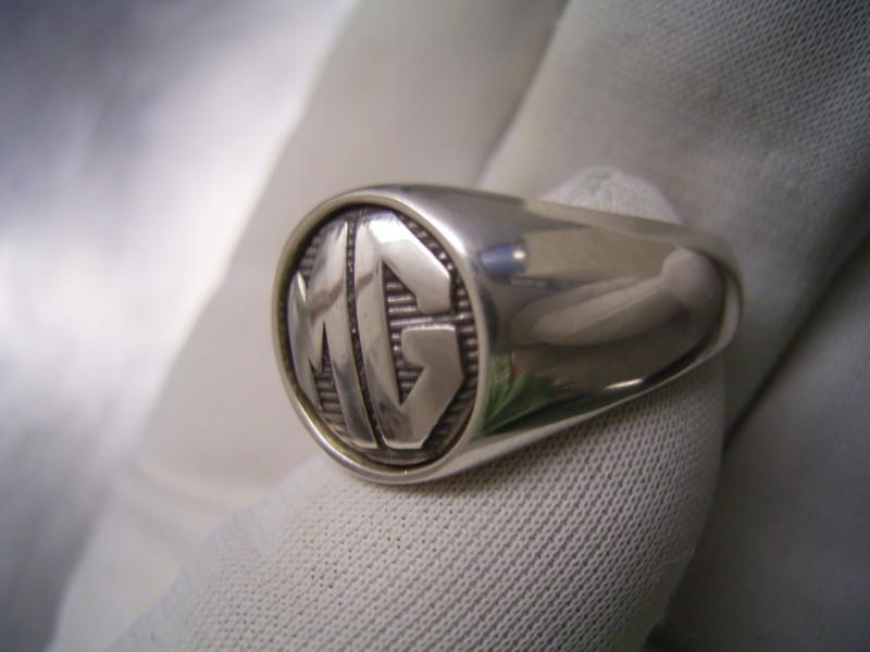 MG Car Ring Silver wheels motor great britain emblem abzeichen felgen lenkrad, US $129.00, image 3