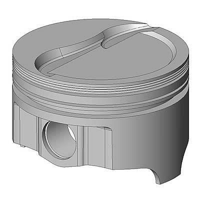 Keith black pistons forged dish 4.110" bore 1/16" 1/16" 3/16" ford bb fe setof8