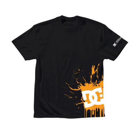 New dc ken block splatter black gymkahna tshirt small