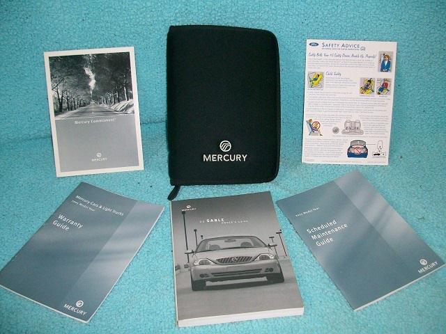 2005 mercury sable owners manual set with case !!! free shipping!!!