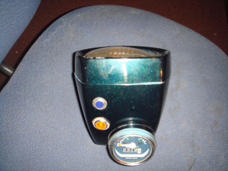  honda express nc50 na50 headlight bucket with speedometer and key ingnition