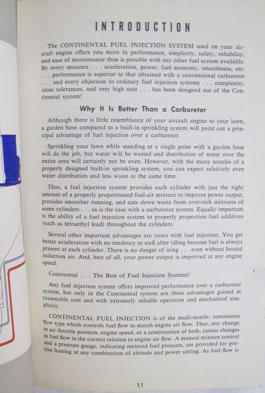 Find Original Continental Fuel Injection System Manual in Barberton, Ohio, US, for US 8.95