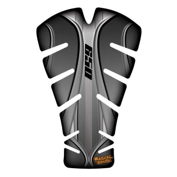 Kawasaki ninja 650r/650 r 2009-2010 black/grey tankpad