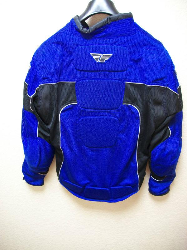 Fly Racing Coolpro II Mesh Jacket Mens Medium Jacket Blue/Black New!, US $149.95, image 4