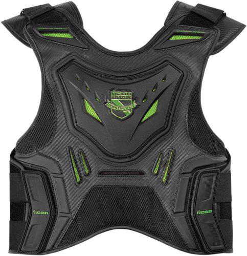 *fast shipping* 2013 icon field armor stryker vest (green) motorcycle vest
