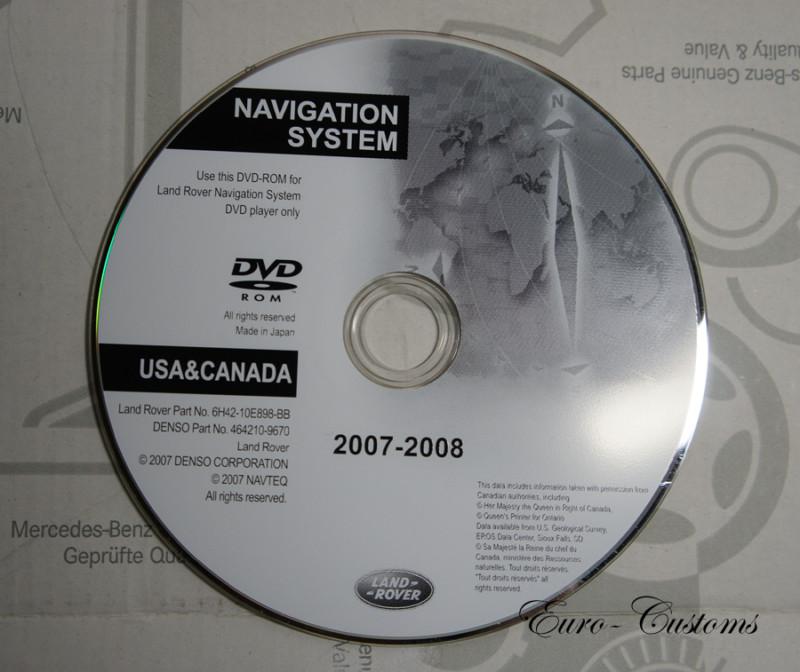 2008 oem range rover sport hse supercharged lr3 dvd navigation disk 06 07 08