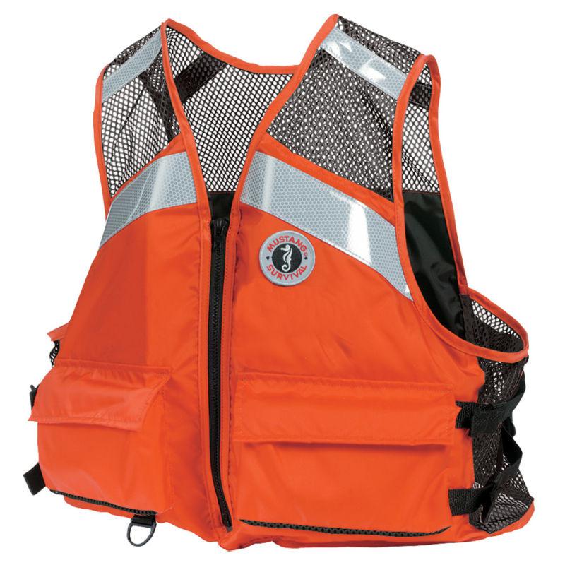 Mustang industrial mesh vest - xxl/xxxl mv1254t1-xxl/xxxl-or