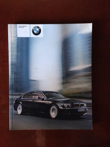 2004 04 bmw 7 series  owners manual - 745i 745li  760li
