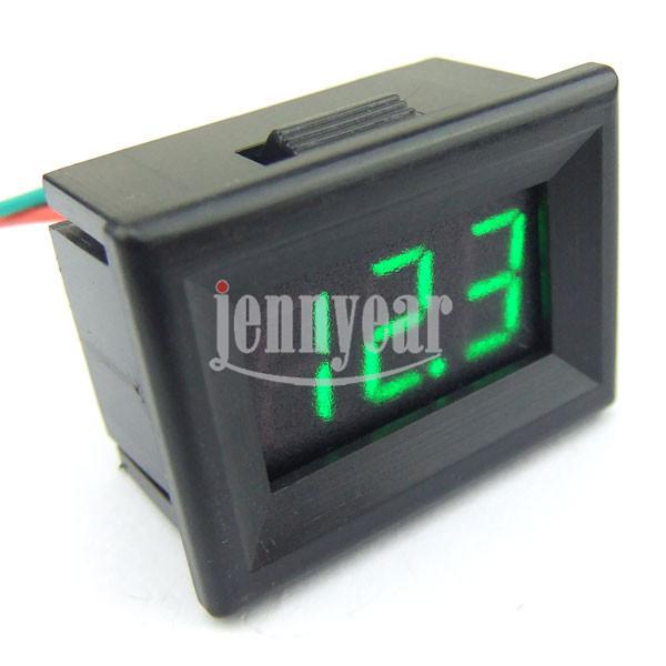 Find Flashing Warning DC 030V Digital Volt Meter Green LED Car