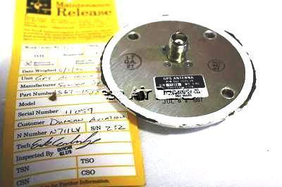 (qpz) sensor systems gps antenna p/n s67-1575-39 *svc*