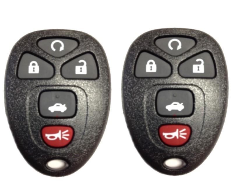 New pair gm keyless entry remote key fob transmitter clicker wireless  22733524