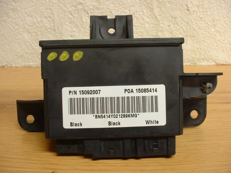 2002 gmc envoy rear lift gate control module # 15092007