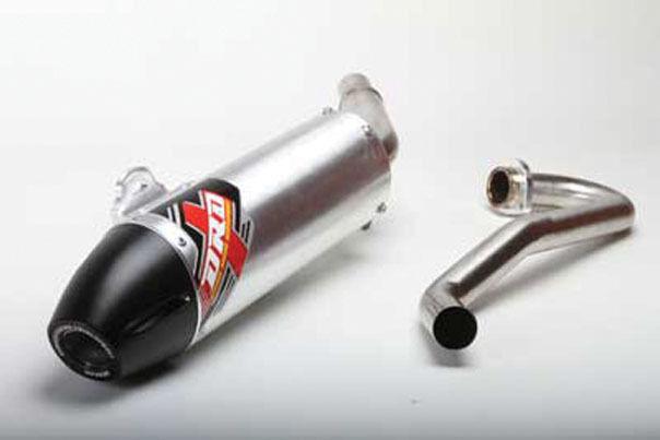 Dubach racing dr.d complete exhaust system ss/aluminum for honda  trx450r 04-05