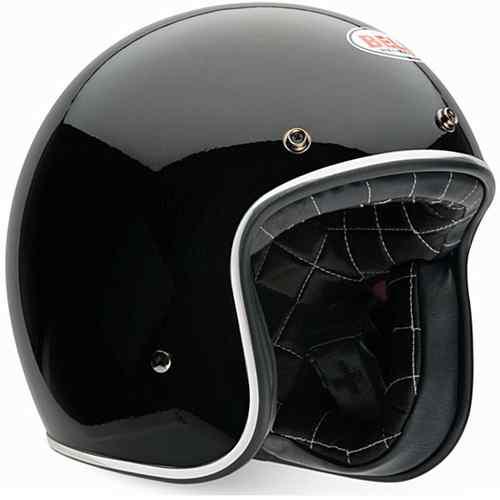 Find BELL CUSTOM 500 BLACK SOLID HELMET SIZE L LARGE OPEN FACE VINTAGE