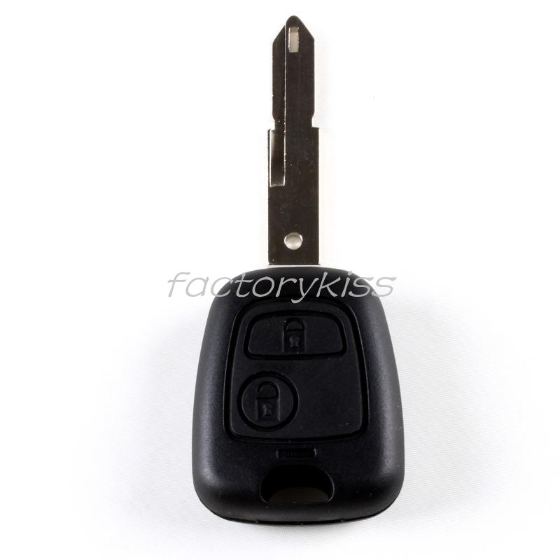 Gau 2 button remote key case fit citroen c1 c2 c3 pluriel c4 c5 c8 xsara picasso