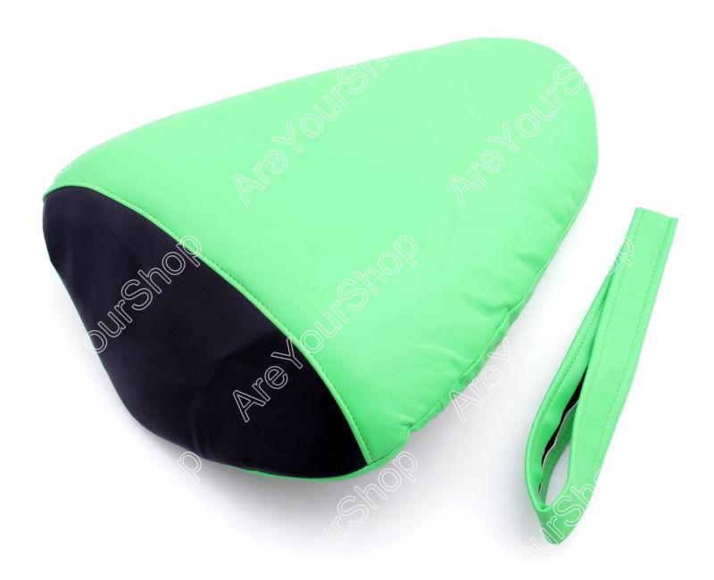 Rear pu leather seat cowl cover pillon kawasaki zx6r 09-10 zx10r 08-09 green
