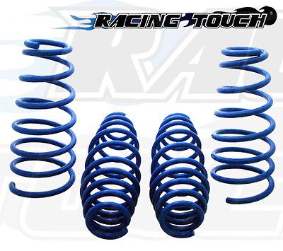 Blue lowering spring 4pc scion tc 11-12 2011 2012 4cyl l4 2.5l (front & rear)