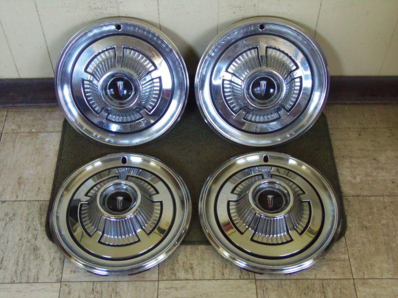 1966 plymouth hub caps 14" set of 4 wheel covers