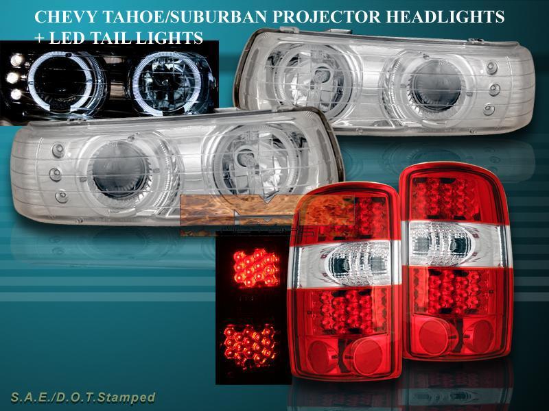 Sell 200006 CHEVY SUBURBAN/TAHOE HALO LED PROJECTOR HEADLIGHTS + LED