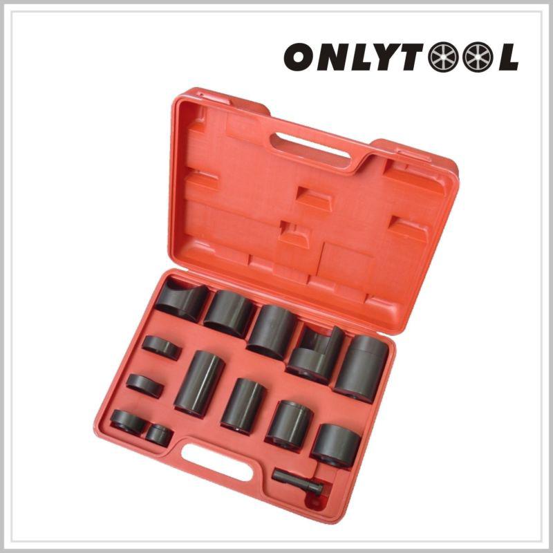 14 pcs master ball joint adaptor kit ford gm dodge installer remover f189010