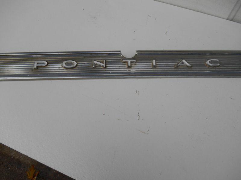 1966 1967 pontiac lemans gto tempest rear trunk trim moulding panel, US $29.99, image 2