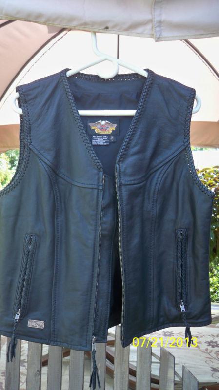 Womens harley davidson willie g vest size large
