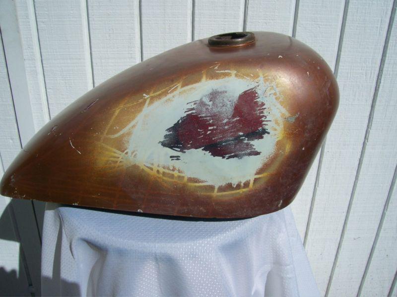 Sell Triumph Flat Tracker Gas Tank 1970's Cafe Racer Teardrop Harley