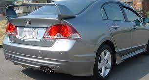 Painted 2006-2011 civic sedan 4dr  jsp®342008 mugen style spoiler (fits: honda )