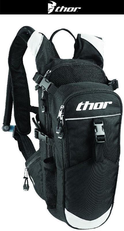 Thor hydrant black white hydration back pack backpack dirt bike mx 2014