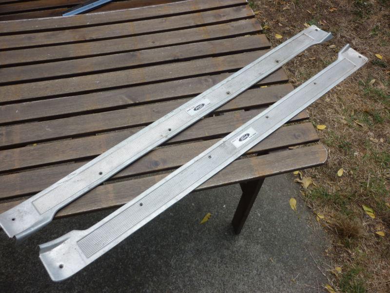 1965 ford galaxie 500 xl ltd 2 door hardtop scuff sill plates original nice 1966