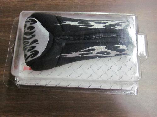 ~trick stick~ gear shift cover flames padded ~silver~