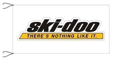 Ski doo skidoo flag banner snowmobile exclusive 4x2feet