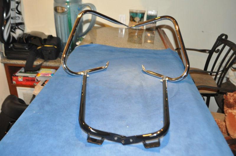 Harley saddlebag rails and rear crash bars touring 99-08 